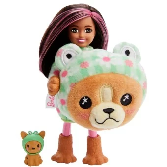Barbie Cutie Reveal - Lalka Chelsea Piesek-Żaba + Zwierzątko