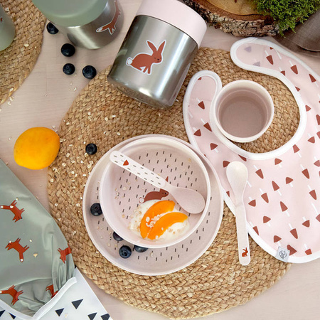 Lassig Komplet naczyń dla dzieci Little Forest Zajączek