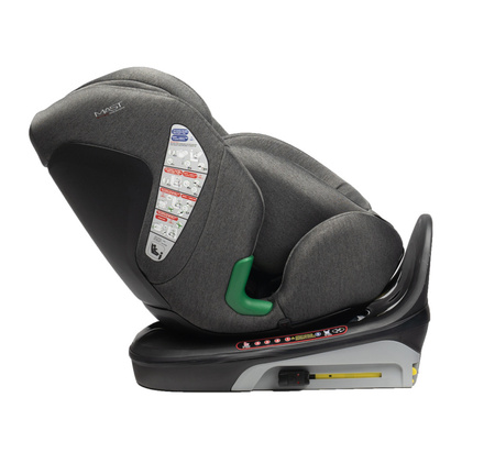 Mast Swiss Design M.Rox Obrotowy Fotelik Samochodowy Volcanic Ash