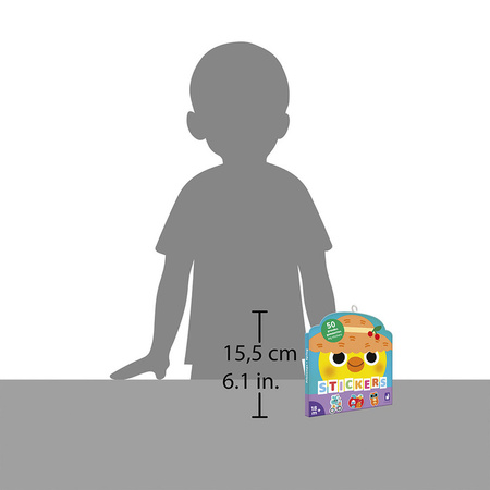 Janod Duże naklejki 50 szt. Wiosna 18m+