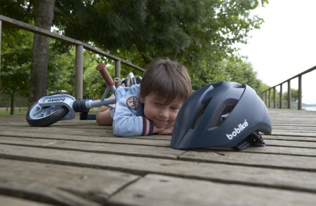 Bobike Exclusive Plus Kask Rowerowy Dziecięcy XS Denim Deluxe