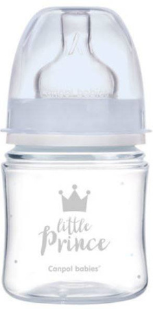 Canpol Babies PP Easy Start Royal Baby Butelka Szeroka Antykolkowa 120ml 35/233 Niebieski