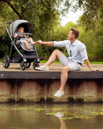 Oyster 3 Wózek Spacerowy  Mercury - srebrny stelaż