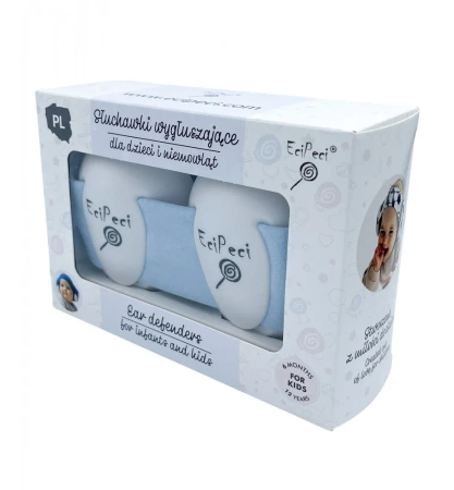 EciPeci Słuchawki Wygłuszające Błękitne