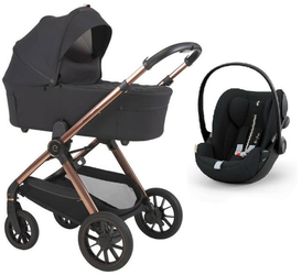 Espiro Code Wózek Głęboko-Spacerowy 10 Clever +Cybex Cloud G I - Size Fotelik Samochodowy