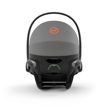 Cybex Balios S Lux Wózek Głęboko-Spacerowy + Cloud G I-Size Fotelik Samochodowy 0-13kg + Osłony Przeciwdeszczowe + Adaptery Lava Grey