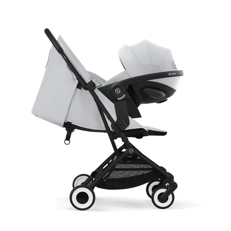 Cybex Orfeo Wózek Spacerowy Rama Black Fog Grey 2025 + Cybex Pałąk