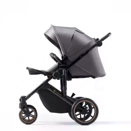 Kinderkraft Prime 2 Wózek Głęboko-Spacerowy + Fotelik Zestaw 3w1 Shadow Grey