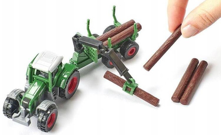 Siku Traktor Z Leśną Przyczepą S1645 