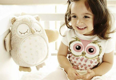 Cloud B Nighty Night Owl Smart Sensor  Szumiąca Sowa z Czujnikiem Dźwięku i Pozytywką