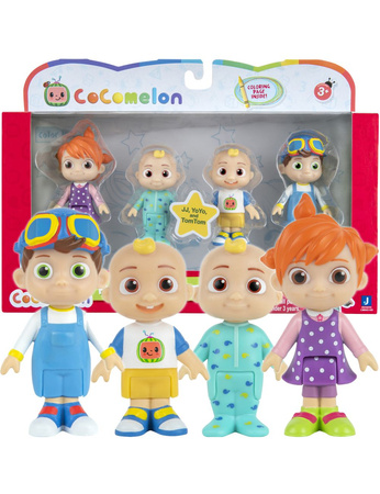 CoComelon Figurki Rodzina Zestaw 4-Pak Lalki