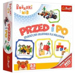 Trefl Przed i Po Bobaski i Miś Edukacyjna Układanka