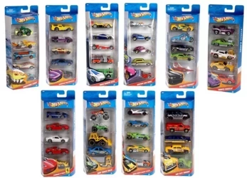 Mattel Hot Wheels Zestaw Małych Samochodzików 5-pak Mix Wzorów