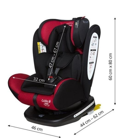 BabySafe Golden 360 Fotelik Samochodowy 0-36 kg  Szaro-Czarny 2019