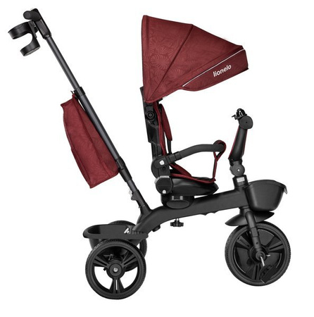 Lionelo Kori Rowerek Trójkołowy 2w1 Red Burgundy