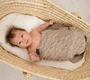 Lullalove Kocyk Premium Z Wełny Merino Beżowy