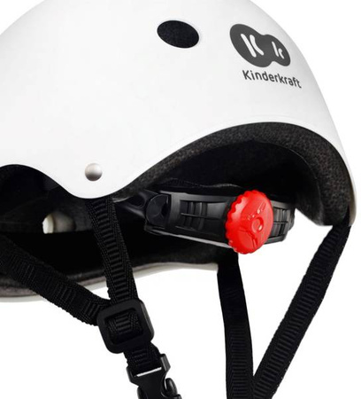Kinderkraft Safety Kask z Naklejkami White