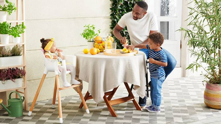 Kinderkraft Sienna Krzesełko Do Karmienia Grey