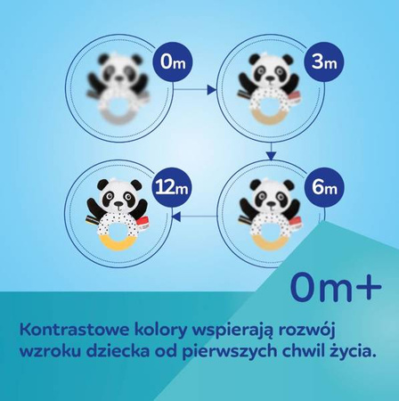 Canpol Babies Sensoryczna Książeczka Manipulacyjna BabiesBoo Panda 68/088