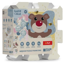 Trefl Puzzle Układanka Puzzlopianka - Bobaski i Miś
