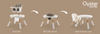 Oyster Home Highchair Krzesełko Do Karmienia 4w1 Moon