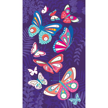 Janod Zestaw kreatywny Fluorescencyjny piasek Motyle 6+