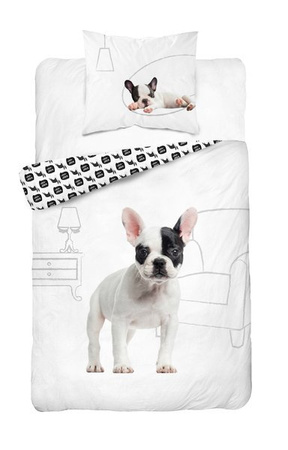 Detexpol Pościel Bawełniana Młodzieżowa 160x200 Piesek