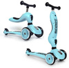 Scootandride Highwaykick 1 Jeździk i Hulajnoga 2w1 1-5 Lat + Scootandride Kask S-M Blueberry