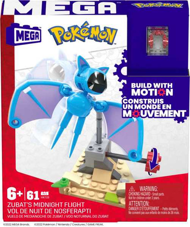 Mattel Mega Pokemon Zubat Zestaw Klocków 