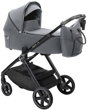 [OUTLET] Espiro Only 2023 Gel Wózek Głęboko-Spacerowy 2w1 117 Graphite Anthracite