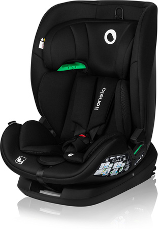 Lionelo Lavender - fotelik samochodowy i-Size, 76-150 cm | Black Carbon