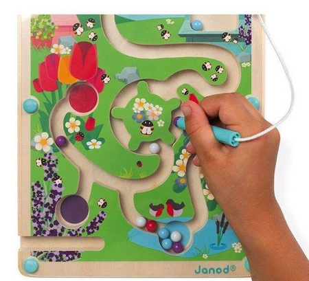 Janod Magnetyczny labirynt Łąka J05310