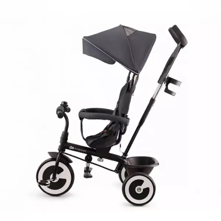 Kinderkraft Aston Rowerek Trójkołowy Spacerówka Malachite Grey
