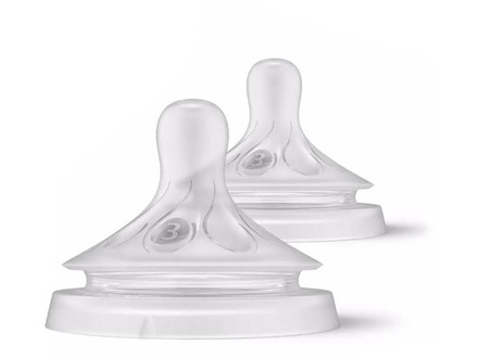 Avent Natural 3 Smoczek Responsywny do Butelki 1m+ 