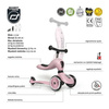 Scootandride Highwaykick 1 Jeździk i Hulajnoga 2w1 1-5 lat + Scootandride Kask Dla Dzieci S-M Rose