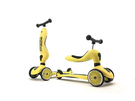 [OUTLET] Scootandride Highwaykick 1 Jeździk i Hulajnoga 2w1 1-5 Lat Lemon