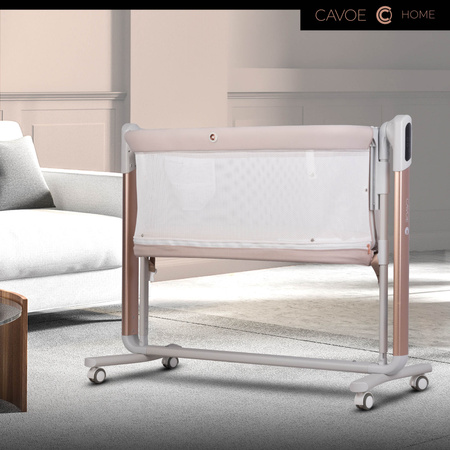 Cavoe Elektryczna kołyska łóżeczko 4w1 COQ Cashmere