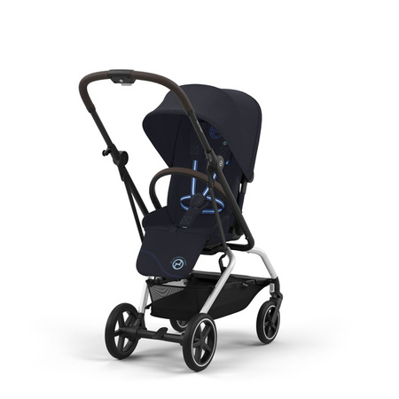 [OUTLET] Cybex Eezy S Twist Plus 2 Wózek Spacerowy Rama Srebrna Dark Blue 2024