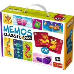 Trefl Gra Memos Classic & Plus. Urocze Potworki