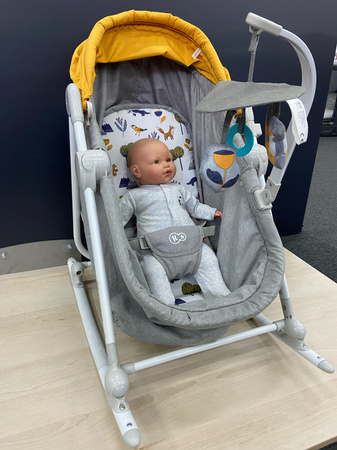 [OUTLET] Kinderkraft Unimo 5w1 Leżaczek Forest Yellow