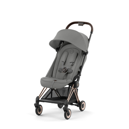 Cybex Coya Wózek Spacerowy Rama Rosegold Mirage Grey + Pałąk do Wózka
