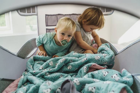 Espiro Dream Łóżeczko Dziecięce z Przewijakiem 117 Graphite Sketch