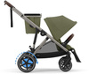 Cybex E-Gazelle S Wspomagany Wózek Spacerowy Rama Taupe Moss Green