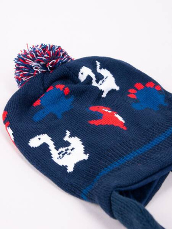 Yoclub! Czapka Zimowa Chłopięca Podwójna 38-40