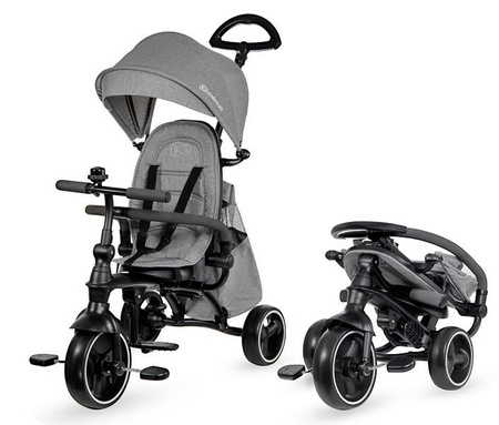 Kinderkraft Jazz Rowerek Trójkołowy Grey Melange