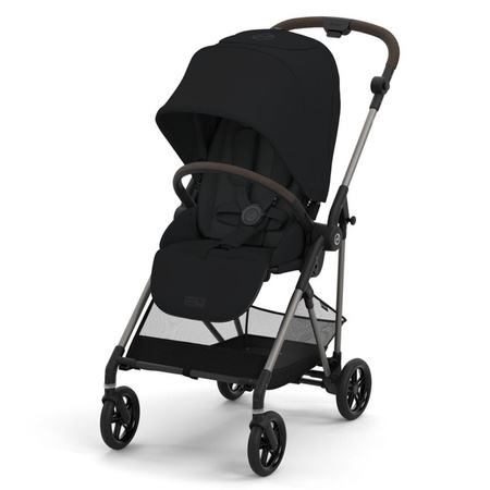 Cybex Melio  Wózek Głeboko-Spacerowy Magic Black + Cloud G I-Size