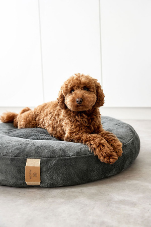 Palopa Donut Okrągłe Legowisko dla Psa Fippa Anthracite M-L