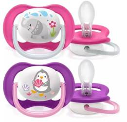 Avent Smoczek Girl Elep/Peng Gr.6-18 080/08