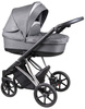 Coletto Craft Wózek Głęboko-Spacerowy 2w1 C-02 Czarno-Srebrna Rama 