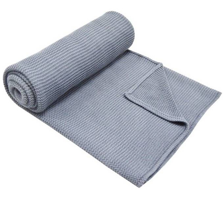 Kocyk Bambusowy Gładki Ple-36 Szary